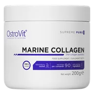 Ochrona stawów - OstroVit Marine Collagen 200g Kolagen Morski Stawy Kości - miniaturka - grafika 1