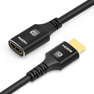 Kable - Przedłużacz Kabel Adapter HDMI 2.1 4K 144Hz 0,5M - miniaturka - grafika 1