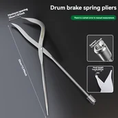 Inne - TEMU WOLLFAN Szczypce do Sprężyn Hamulca Bębnowego - Narzędzie do Naprawy Samochodów do Demontażu i Regulacji, Długość Haka 1.3cm, Metal Odporny na - miniaturka - grafika 1