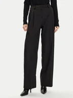 Spodnie damskie - Imperial Spodnie materiałowe P1U5IIC Czarny Wide Leg - miniaturka - grafika 1