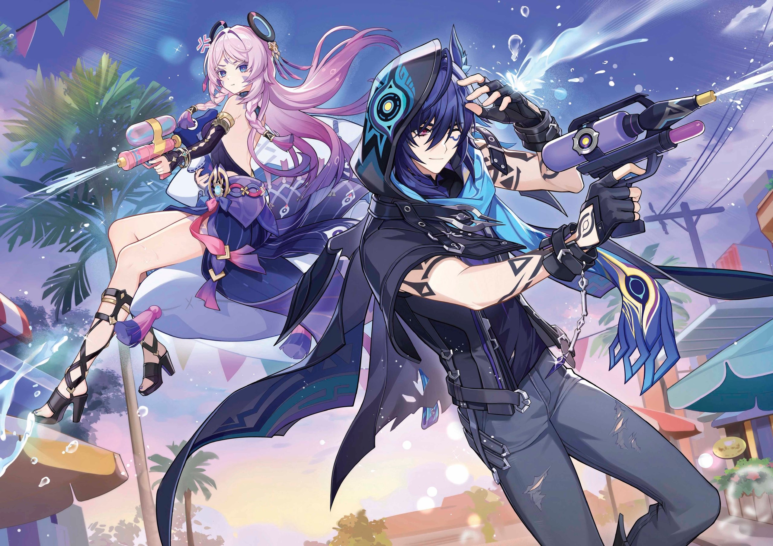 Plakat A3 Genshin Impact Anime Gra Citlali Ororon