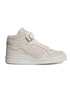 Trampki damskie - adidas Skórzane sneakersy "Forum Mid" w kolorze kremowym - miniaturka - grafika 1