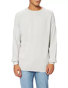 Urban Classics Męska bluza Ribbed Raglan, Lightassphalt, M - Bluzy męskie - miniaturka - grafika 1