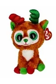Maskotki i pluszaki - Pluszak 15 cm Renifer Boos Tinseltoes METEOR TY37354 - miniaturka - grafika 1