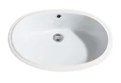 Umywalki - Flaminia Normale Umywalka podblatowa 51x35,5 cm biały połysk 33 - miniaturka - grafika 1