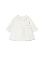 Sukienki i spódniczki dla dziewczynek - Mayoral Sukienka elegancka 2815 Beżowy Regular Fit - miniaturka - grafika 1