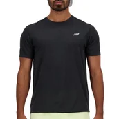 Koszulki męskie - Koszulka New Balance MT41253BK - czarna - miniaturka - grafika 1