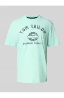 Koszulki męskie - T-shirt o kroju regular fit z czystej bawełny - Tom Tailor - miniaturka - grafika 1