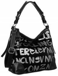 Duża shopperka damska z nadrukiem — Peterson