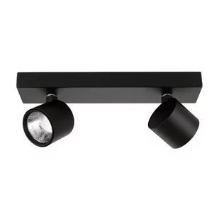 Italux Sufitowa LAMPA plafon BONIVA SPL-2854-2B-BL regulowana OPRAWA metalowe LED 10W 3000K reflektorki na listwie czarne SPL-2854-2B-BL - Lampy sufitowe - miniaturka - grafika 1