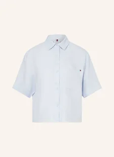 Tommy Hilfiger Koszula Z Lnu blau - TOMMY HILFIGER - Koszule damskie - miniaturka - grafika 1
