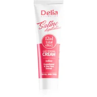 Kosmetyki do pielęgnacji twarzy męskie - DELIA Satine Depilation Krem do depilacji 12w1 Total Effect 100 ml - miniaturka - grafika 1