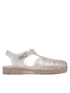 Buty dla dziewczynek - Melissa Sandały Mini Melissa Possession Shiny Inf 33521 Beżowy - miniaturka - grafika 1