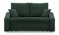 Sofy i kanapy - Sofa z funkcją spania, Dorma, 148x86x80 cm, butelkowa zieleń - miniaturka - grafika 1