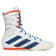 Kimona, stroje i obuwie - Buty bokserskie adidas Box Hog 4 JP9847 Biały - miniaturka - grafika 1