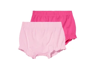 Lupilu Spodenki niemowlęce z bawełny 2 pary Różowy/ciemnoróżowy 50/56 - Spodenki dla niemowląt Lupilu Spodenki niemowlęce z bawełny 2 pary Różowy/ciemnoróżowy 50/56 - Spodenki dla niemowląt - miniaturka - grafika 1