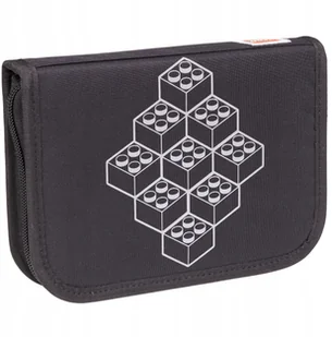 LEGO Bricks Pencil Case With Content 20085-2511 Czarne One size - Piórniki - miniaturka - grafika 1