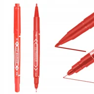 Zakreślacze - MARKER CIENKOPIS PISAK MAZAK FLAMASTER DWUSTRONNY DO PŁYT CD 1 / 0.5 MM - miniaturka - grafika 1