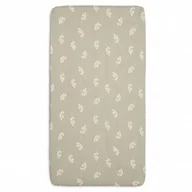 Prześcieradła dla dzieci - Jollein prześcieradło do łóżeczka 120x60 cm TWIG Olive Green - miniaturka - grafika 1