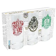 Szklanki - ABYstyle HARRY POTTER Zestaw 3 szklanek GW1459 - miniaturka - grafika 1