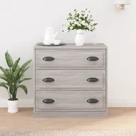 Szafki do salonu - vidaXL Szafka, szary dąb sonoma, 70x35,5x67,5 cm - miniaturka - grafika 1