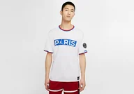 Koszulki męskie - Nike Air Jordan Psg Paris Saint-Germain Replica Top White - miniaturka - grafika 1