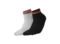 Skarpetki i podkolanówki sportowe - CRIVIT Skarpetki rowerowe damskie lub męskie (biały/czarny/pomarańczowy, 37/38) - miniaturka - grafika 1