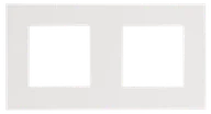 Klawisze i ramki - EFAPEL QUADRO45 RAMKA 2-KROTNA BIAŁY 45920 TBR - miniaturka - grafika 1