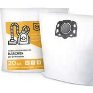 Worki do odkurzaczy - 20x Worek do Odkurzacza Kärcher MV 5 P Premium Syntetyczny Worki Pojemne G9 - miniaturka - grafika 1