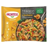 Dania mrożone - Hortex Makaron na patelnię z kurkami z sosem śmietankowo-grzybowym 450 g - miniaturka - grafika 1