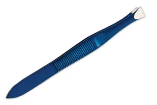 Pęseta, Pinceta Penseta Hairplay P21-7 prosta blue - Akcesoria i kosmetyki do stylizacji brwi - miniaturka - grafika 1