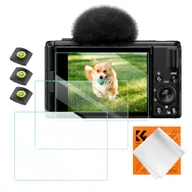 Kamery cyfrowe - akcesoria - 3x Zestaw Osłona Szkło 9H na Ekran Sony ZV-1, ZV-1 II, ZV-E10 KF CONCEPT - miniaturka - grafika 1