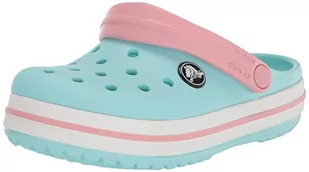 Crocs Unisex dziecięcy Crocband Clog T, Lód niebieski biały - 20 EU - Moda i Uroda OUTLET - miniaturka - grafika 1