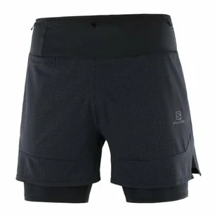 Spodenki Salomon Sense Aero 2in1 Black - Spodnie sportowe damskie - miniaturka - grafika 1