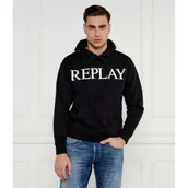Bluzy męskie - Replay Bluza | Regular Fit - miniaturka - grafika 1