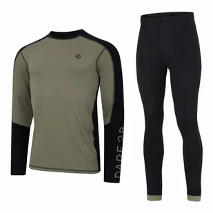 Zestaw męski Dare 2b Exchange IIII Baselayer Set Rozmiar: S / Kolor: zielony/czarny - Bielizna sportowa męska - miniaturka - grafika 1