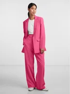 Spodnie damskie - Pieces Spodnie materiałowe Bossy 17140744 Różowy Loose Fit - miniaturka - grafika 1