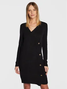 ICHI Kardigan Alina 20117453 Czarny Regular Fit - Swetry damskie - miniaturka - grafika 1