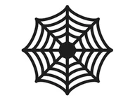 Halloween - Podstawki pod talerze - Pajęczyna - 27,5 cm - 4 szt. - miniaturka - grafika 1