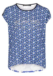 Betty Barclay T-shirt damski, niebieski/biały, 38 PL - Koszulki i topy damskie - miniaturka - grafika 1