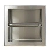 Stojaki i wieszaki na papier toaletowy - Balneo Balneo Wall-Box Paper Inox uchwyt na papier toaletowy inny PBIN1 PBIN1 - miniaturka - grafika 1