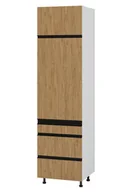 Meble kuchenne - Bari Plus Słupek Wysoki Lewy Ds3-60-220_Blum Dąb Kamienny - miniaturka - grafika 1