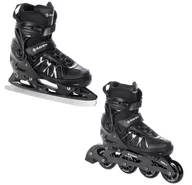Łyżwy - Rolki Łyżwy Figurowe 2W1 Raven Expert Black 43-46 - miniaturka - grafika 1