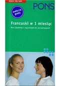 Książki do nauki języka francuskiego - Pons francuski w 1 miesiąc z CD - miniaturka - grafika 1