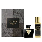 Zestawy perfum damskich - Guess Seductive Noir Women zestaw woda toaletowa spray 75ml + mgiełka do ciała 125ml - miniaturka - grafika 1