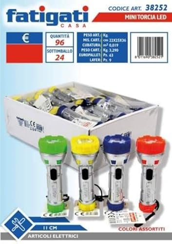 FATIGATI L.BRICO Latarka LED 11cm 38252, Jak na zdjęciu