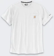 Koszulki męskie - Koszulka Carhartt Force Mid Pocket White - miniaturka - grafika 1