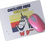 Podkładki pod mysz - Podkładka pod mysz myszkę JEDNOROŻEC śmieszna żart - miniaturka - grafika 1