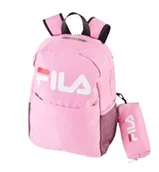 Plecaki szkolne i tornistry - Fila plecak szkolny różowy plus piórnik piękny róż - miniaturka - grafika 1