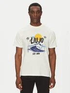 Koszulki męskie - Liu Jo T-Shirt QA5274 J7734 Biały Regular Fit - miniaturka - grafika 1